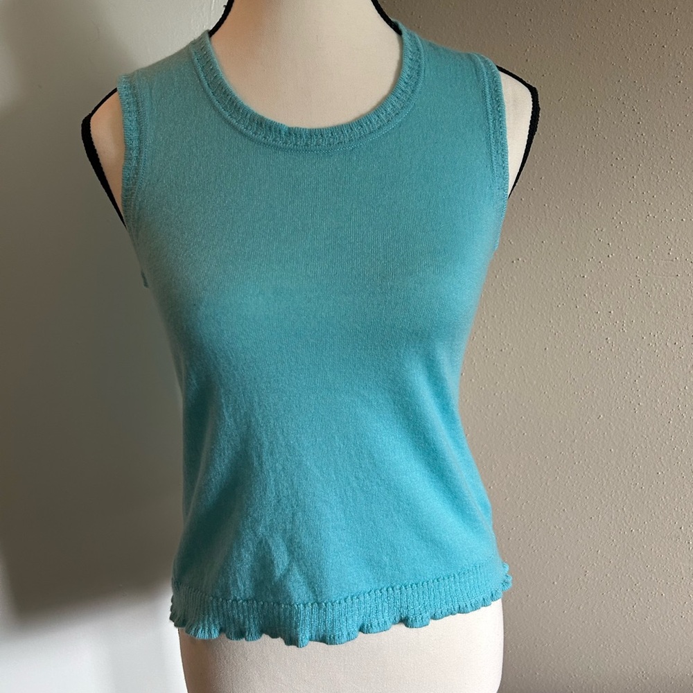 Leggiadro Turquoise Cashmere Sweater